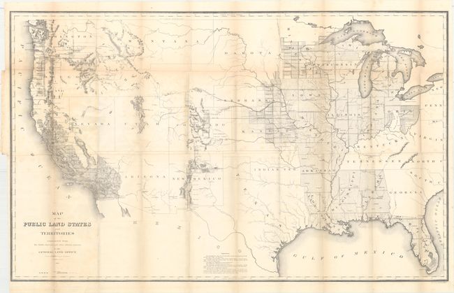 Map of the Public Land States and Territories Constructed from the Public Surveys and Other Official Sources in the General Land Office