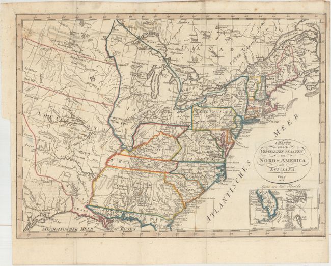 Charte von den Vereinigten Staaten von Nord-America mit Luisiana