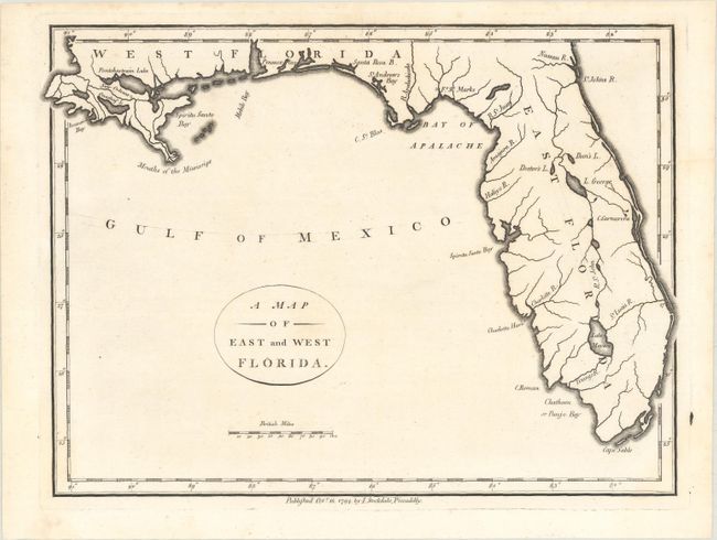 A Map of East and West Florida