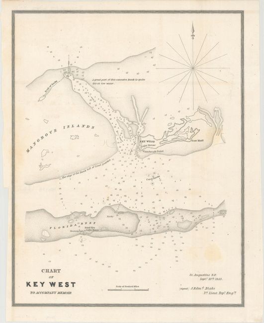 Chart of Key West to Accompany Memoir