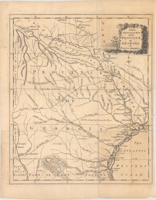 A New and Accurate Map of the Province of Georgia in North America