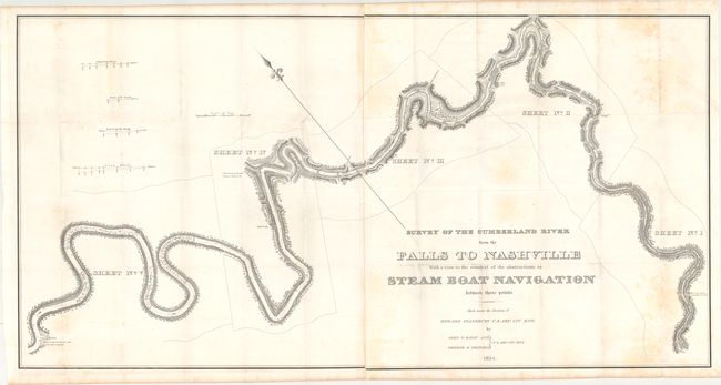 Survey of the Cumberland River from the Falls to Nashville with a View to the Removal of the Obstructions to Steam Boat Navigation Between Those Points