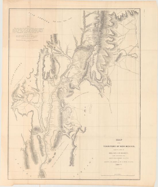 Map of the Territory of New Mexico, Made by Order of Brig. Gen. S.W. Kearny...