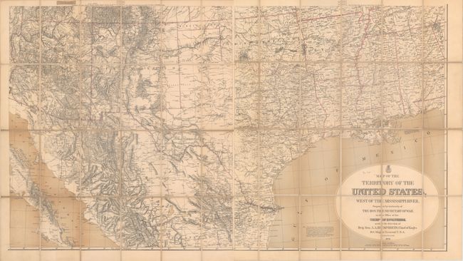 Map of the Territory of the United States, West of the Mississippi River. Prepared by Authority of the Hon. the Secretary of War [Sheets 5 and 6]