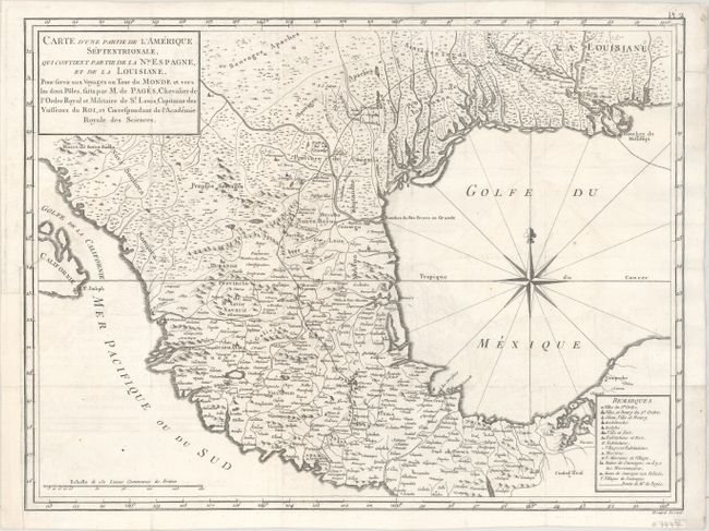 Carte d'une Partie de l'Amerique Septentrionale, qui Contient Partie de la Nle. Espagne... [with 3 Volumes] Travels Round the World, in the Years 1767, 1768, 1769, 1770, 1771...