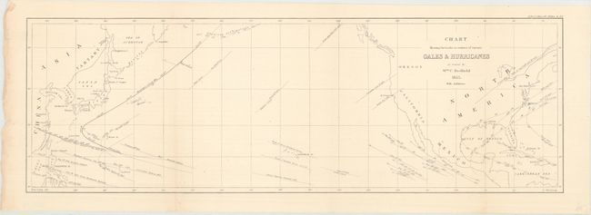 Chart Showing the Tracks or Courses of Various Gales & Hurricanes as Traced by Wm. C. Redfield