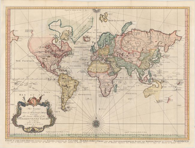 An Essay of a New and Compact Map, Containing the Known Parts of the Terrestrial Globe