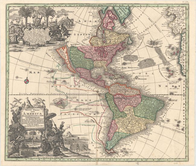 Novus Orbis sive America Meridionalis et Septentrionalis, per sua Regna, Provincias et Insulas Iuxta Observationes et Descriptiones Recentiss...