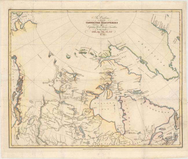 An Outline to Shew the Connected Discoveries of Captains Ross, Parry & Franklin, in the Years 1818, 19, 20, 21, 22 & 23