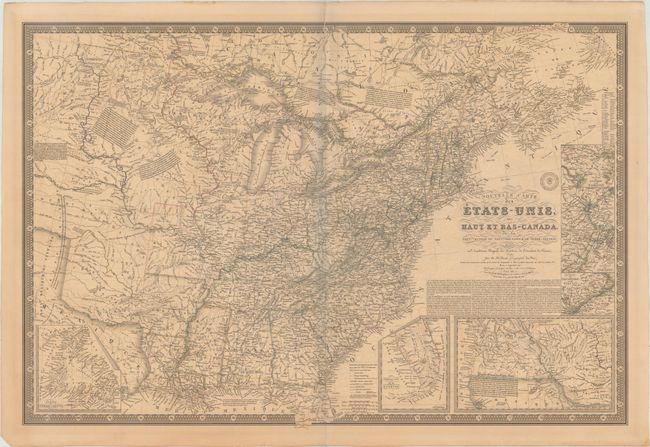 Nouvelle Carte des Etats-Unis, des Haut et Bas-Canada, de la Nouvle.-Ecosse, du Nouvau Brunswick, de Terre-Neuve &a...