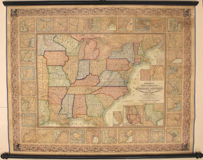 Mitchell's National Map of the American Republic or United States of North America