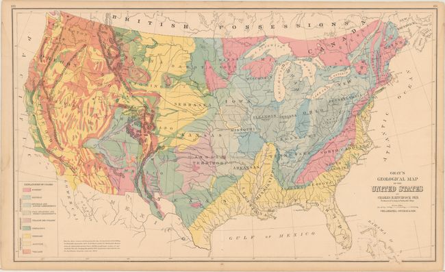 Gray's Geological Map of the United States
