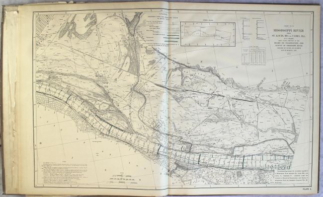 Atlas Illustrating Report of March 20, 1909, Board on Examination and Survey of Mississippi River...