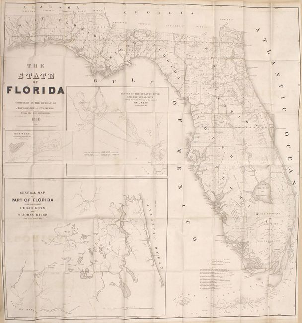 The State of Florida Compiled in the Bureau of Topographical Engineers from the Best Authorities