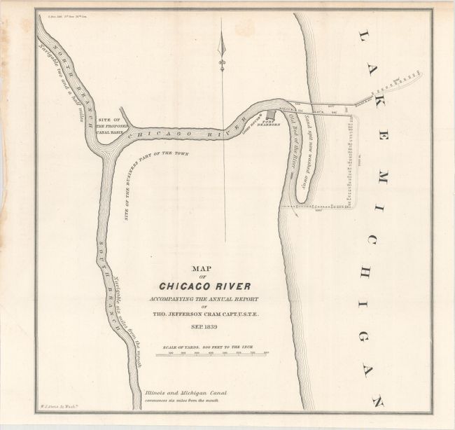 Map of Chicago River Accompanying the Annual Report...