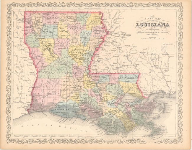 A New Map of Louisiana