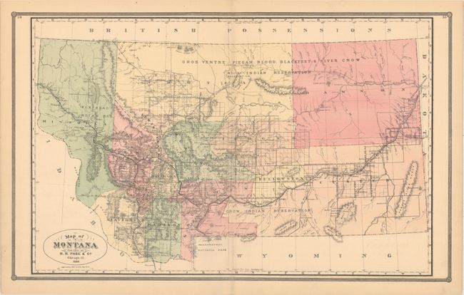 Map of Montana