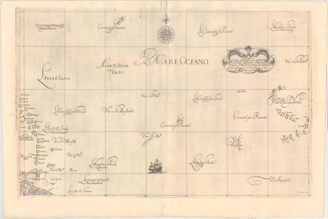 Carta dell Isola di Capo Verde con l'Isole dell Indie Occidentale, et Parte della Terra Ferma di Guiana...