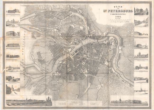 Plan von St. Petersburg