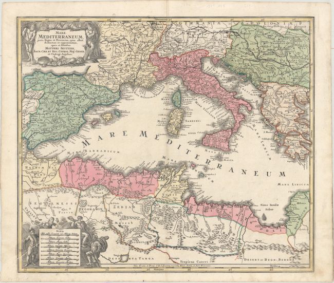 Mare Mediterraneum, Juxta Regna et Provincias, quas Alluit Distinctum et Cognominatum