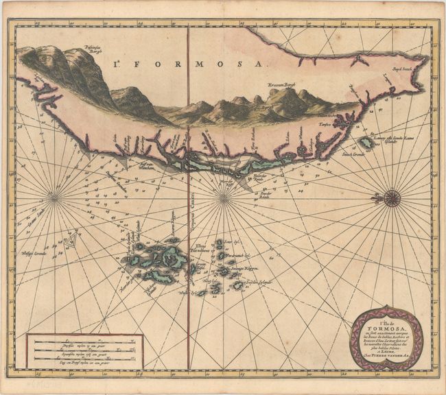L'Ile de Formosa, ou sont Exactement Marquez les Bancs de Sables, Rochers et Brasses d'Eau...