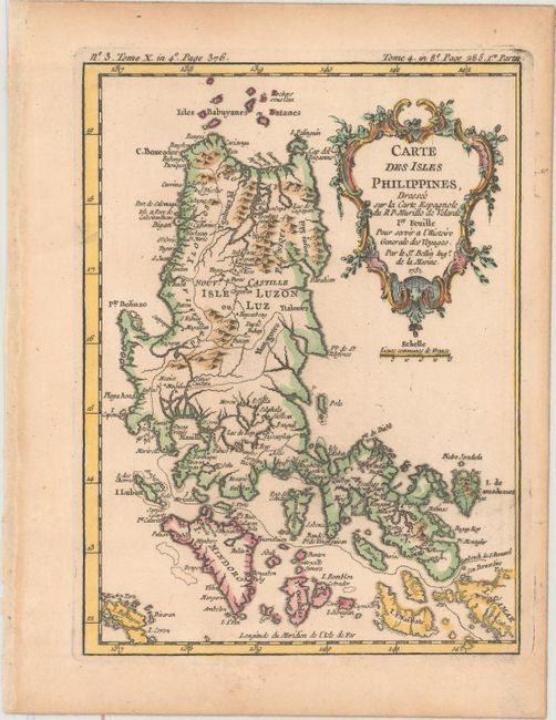 Carte des Isles Philippines, Dressee sur la Carte Espagnole du R.P. Murillo de Velarde Ire. Feuille... [together with] ... 2e. Feuille