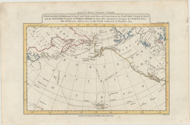 A Map of the Discoveries Made by Capts. Cook & Clerke, in the Years 1778 & 1779 Between the Eastern Coast of Asia and the Western Coast of North America...