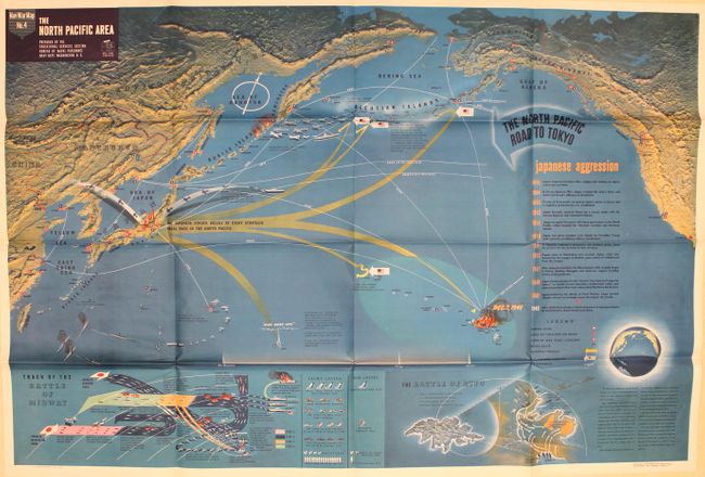 Nav War Map No. 4 - The North Pacific Area