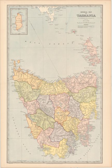 General Map of Tasmania