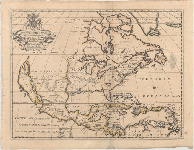 A New Map of North America Shewing Its Principal Divisions, Chief Cities, Townes, Rivers, Mountains &c.