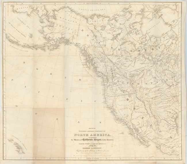 Map of the Western & Middle Portions of North America, to Illustrate the History of California, Oregon, and the Other Countries on the North-west Coast of America