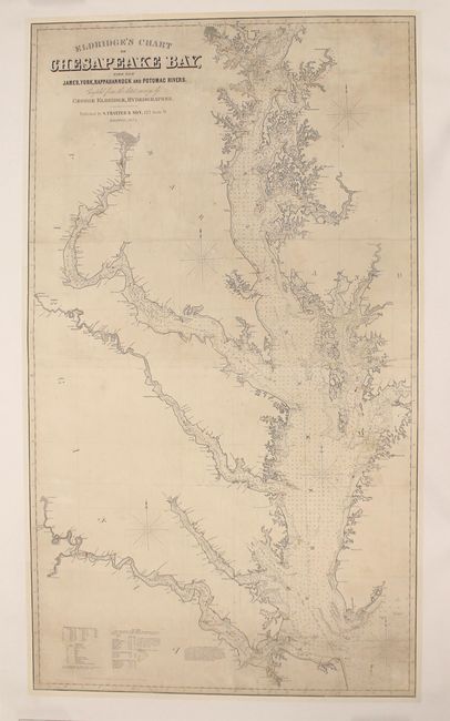 Eldridge's Chart of Chesapeake Bay, with the James, York, Rappahannock and Potomac Rivers