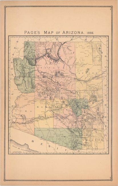 Page's Map of Arizona