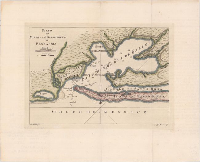 Piano del Porto, e Degli Stabilimenti di Pensacola