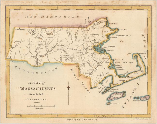 A Map of Massachusets from the Best Authorities