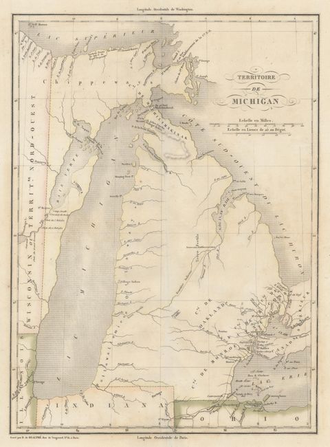 Carte Geographique, Statistique et Historique de Michigan