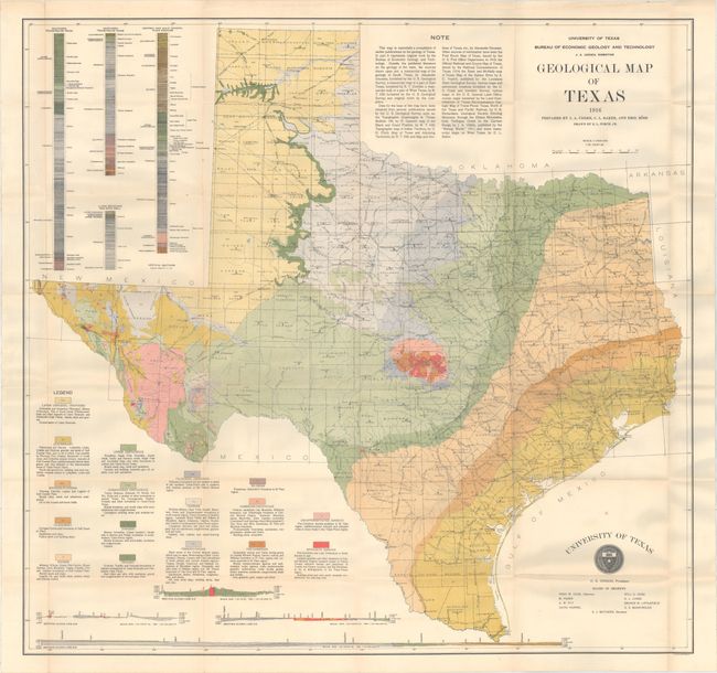 Geological Map of Texas