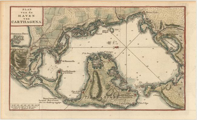 Plan van de Haven van Carthagena