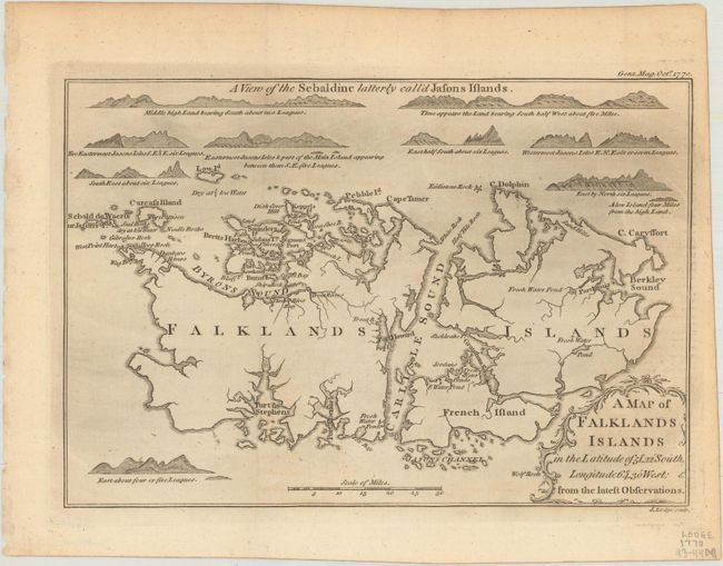 A Map of Falklands Islands