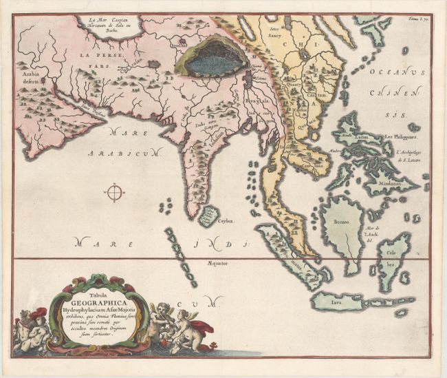 Tabula Geographica Hydrophylacium Asiae Majoris Exhibens, quo Omnia Flumina sive Proxime sive Remote per Occultos Meandros Originem Suam Sortiuntur