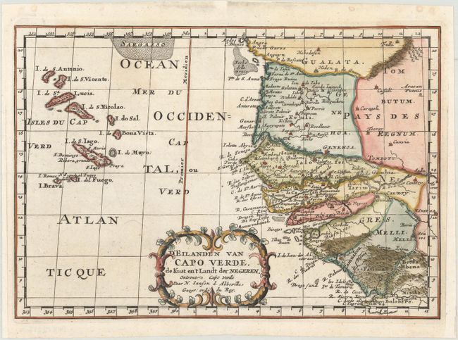 D'Eilanden van Capo Verde, de Kust en 't Landt der Negeren. Ontrent Capo Verde