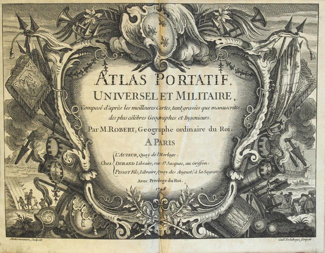 Atlas Portatif, Universel et Militaire, Compose d'Apres les Meilleures Cartes...