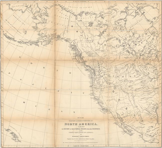 Narrative of the Exploring Expedition to the Rocky Mountains, in the Year 1842, and to Oregon and North California, in the Years 1843-44 [with map] Map of the Western & Middle Portions of North America...