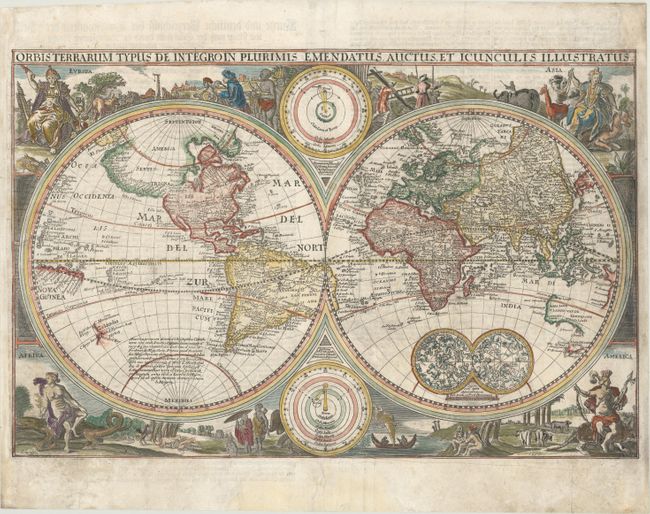 Orbis Terrarum Typus de Integro in Plurimis Emendatus, Auctus, et Icunculis Illustratus