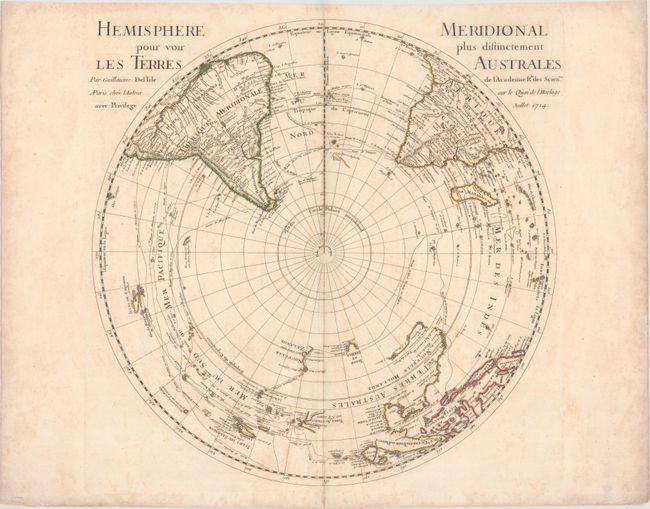 Hemisphere Meridional pour Voir Plus Distinctement les Terres Australes