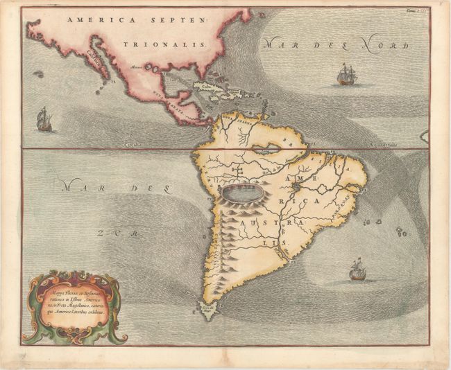 Mappa Fluxus et Refluxus Rationes in Isthmo American, in Freto Magellanico, Caeterisque Americae Litoribus Exhibens
