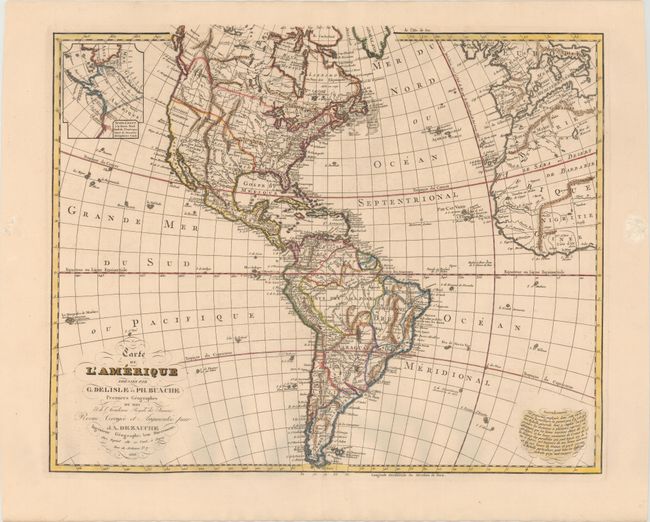 Carte de l'Amerique Dressee par G. Delisle et Ph. Buache...