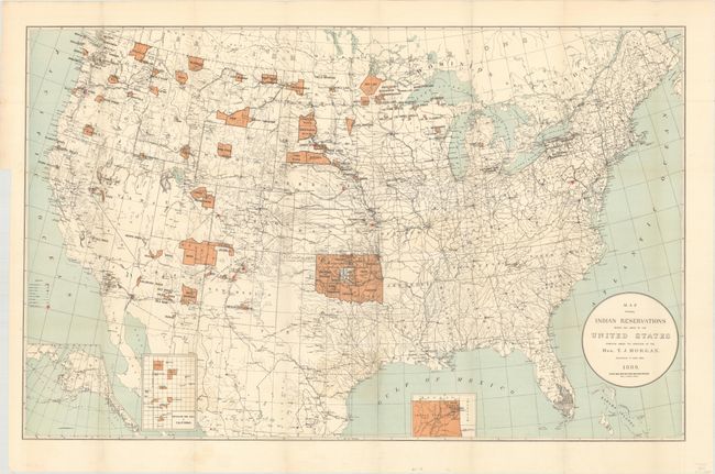 Map Showing Indian Reservations Within the Limits of the United States