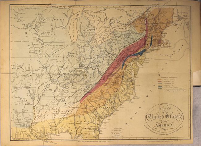 Map of the United States of America [bound in] Observations on the Geology of the United States of America; with Some Remarks on the Effect Produced on the Nature and Fertility of Soils