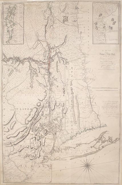 A Map of the Province of New York, with Part of Pensilvania, and New England...